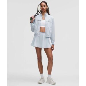 Lululemon Perforated Narrow Waistband Tennis Skirt (6) Starch Blue/Solar Gray